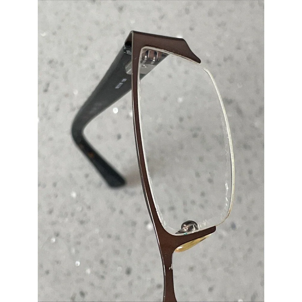 PRIVE PRV206 EYEGLASS FRAMES ONLY METAL & PLASTIC 50-18-135 HALF-RIM 200 WOMENS